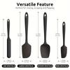 4-Piece Heat-Resistant Silicone Spatula Set - Kitchen Baking Utensils with Cream Scraper for Cooking Mixing  Safe Tools