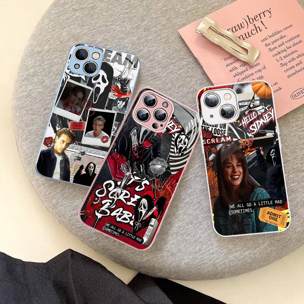Horor S-scream Dead Tempered Glass For Iphone 14 13 12 11 Pro Mini XS MAX 14Plus X XS XR Cover