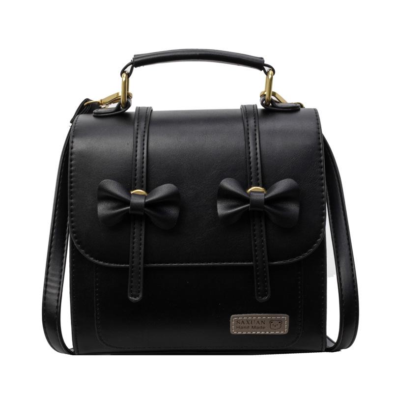 

Премиум текстурированный ретро женский рюкзак популярный рюкзак после путешествия студенческая мини-школьная сумка чёрный