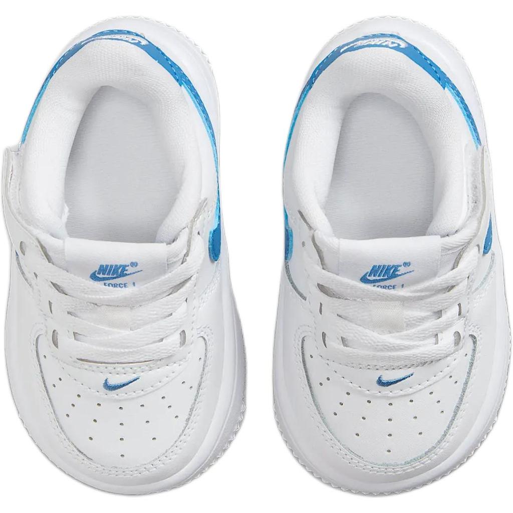 New Nike Air Force 1 Slip Resistant Shock Absorbers Low Top Toddler Shoes White Infant And Toddler FN0236-115