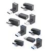 90 Degree USB 3.0/USB 2.0 to USB 3.0/USB 2.0 Adapter 10Gbps USB 3.0/USB 2.0 Female to USB Male Adapter Data Sync Adapter