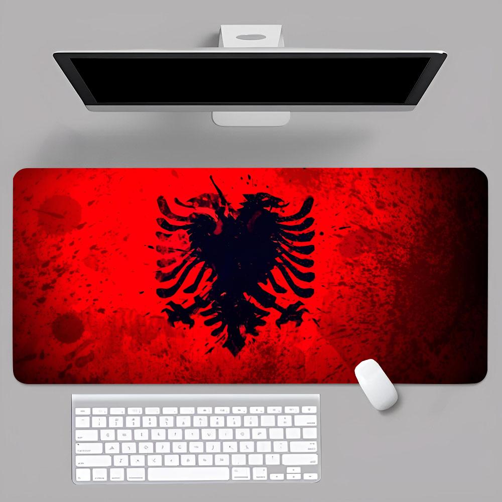 

A-Albania F-Flag MINISO Mouse Pad Anime Game Mouse Pad Computer Desk Pad Office Carpet Laptop Mouse Pad 600x300x3mm