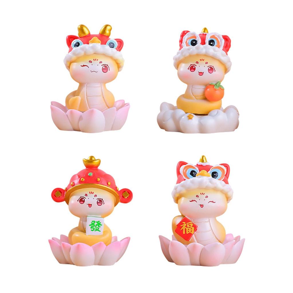 Chinesisches Neujahr Schlangenfigur Jahr der Schlange Skulptur Chinesischer Stil, Neujahrsdeko für Zuhause Schrank Schlafzimmer