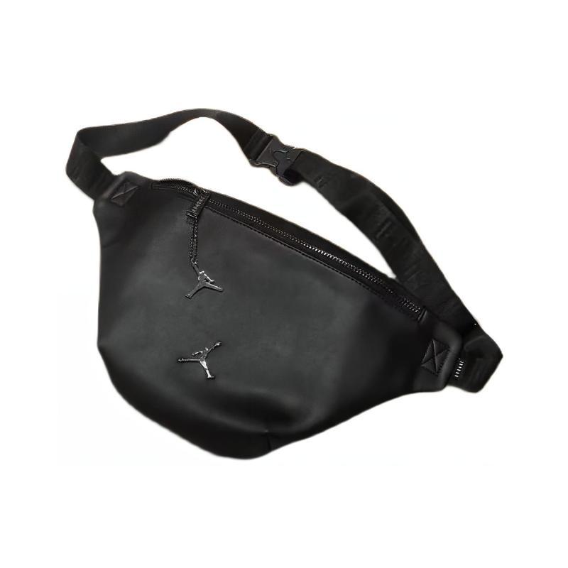 

Jordan Leather Sling Bag, Crossbody Bag, Fanny Pack Regular Unisex Black Jordan DR2919-010 чорний