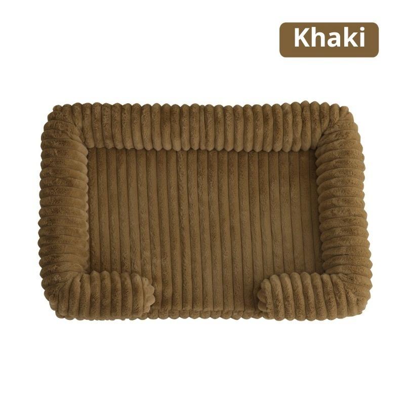New Large Dog Bed - Winter Warm Pet Mat with Thick Padding Waterproof Dog Cat Bed for Big Breeds Durable Washable Pet Cushion