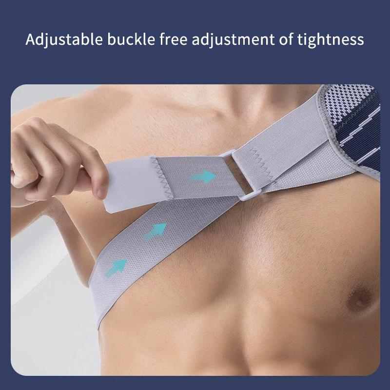 Support Brace For Torn Rotator Cuff Adjustable Shoulder Support Pad Belt Band Strap Wrap Compression Sleeves Back Brace Guard