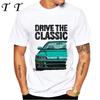 Guida La Classica CRX JDM Civic Type R Maglietta Nuova Uomo Manica Corta Ragazzo Top Casual Leggenda Giapponese Re del Drift Magliette Bianche
