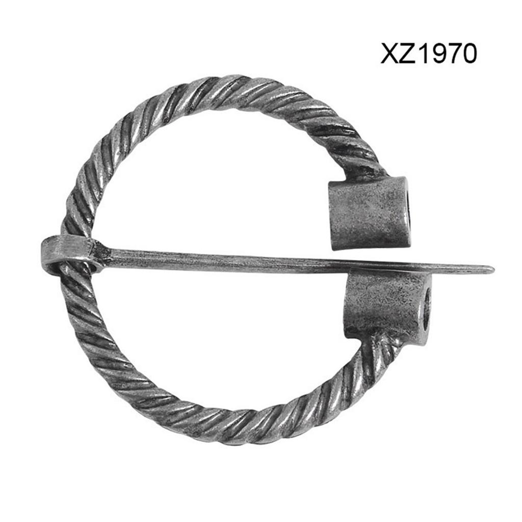 Nordic Style Metal Simple Brooch Suit Scarf Clip Brooch Pin Fashion Jewelry for Coats Jackets Sweaters Suit