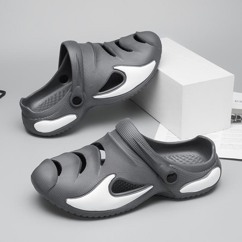 Men s 2026 Thick-Soled Closed-Toe Non-Slip Casual Slippers 36-37