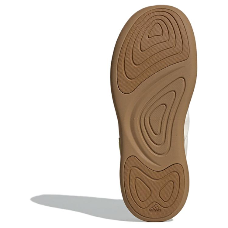 adidas Adipuff Antypoślizgowe Odporne na ścieranie Niskie Buty Codzienne Unisex Białe Zielone Brązowe JP7711