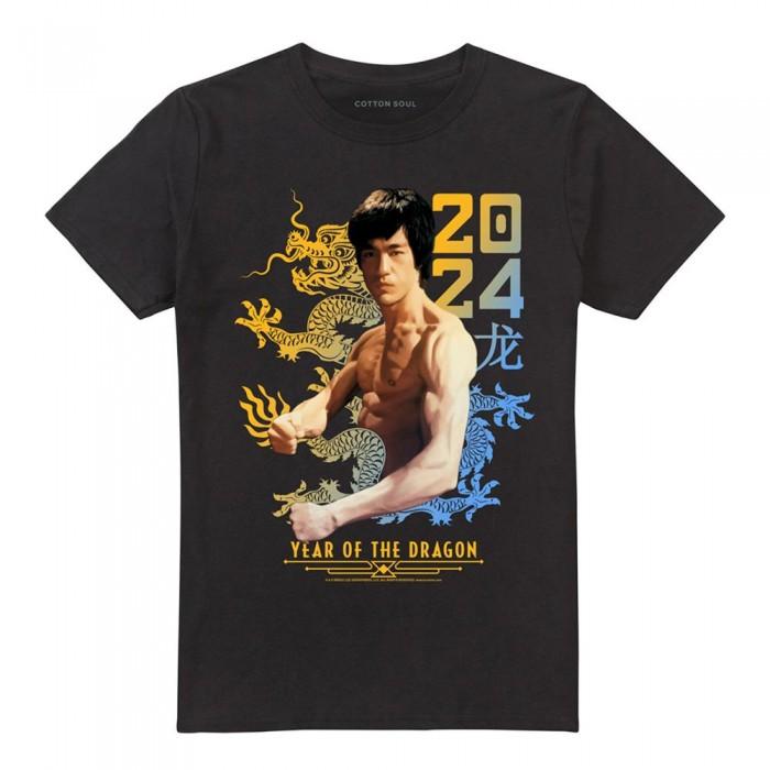Bruce Lee Unisex Adult Year Of The Dragon Two Tone T-Shirt