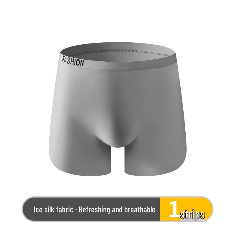 Men s Ice Silk Breathable Boxer Briefs - Youthful, Comfortable, and Trendy L