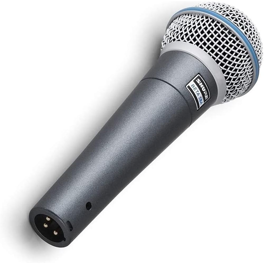 SHURE Sure BETA 58A-J Dynamic Vocal Microphone: Super Cardioid Unidirectional XLR Wired Professio...