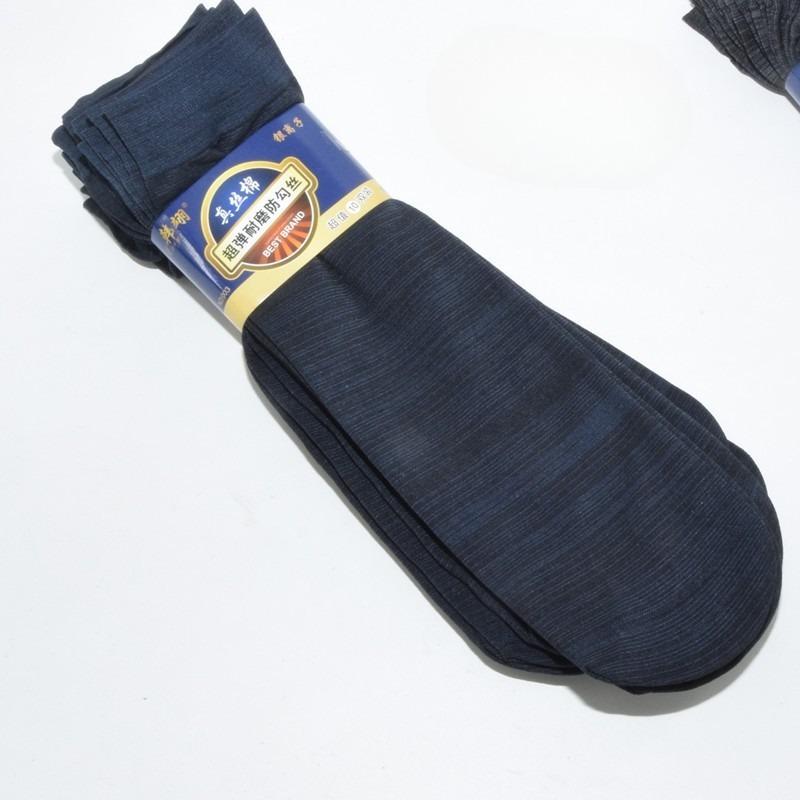 10 Pairs of Summer Lightweight Breathable Men's Stockings, Mid-calf Length Silk Spring/summer Cotton Durable Men's Socks