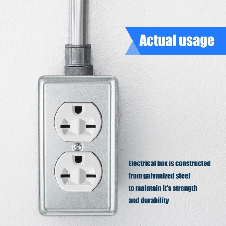 4Pcs Wall Panel Light Switches Socket Cover Standard Wall Switches Receptacle Outlet Covers Faceplates Covers Easy Use