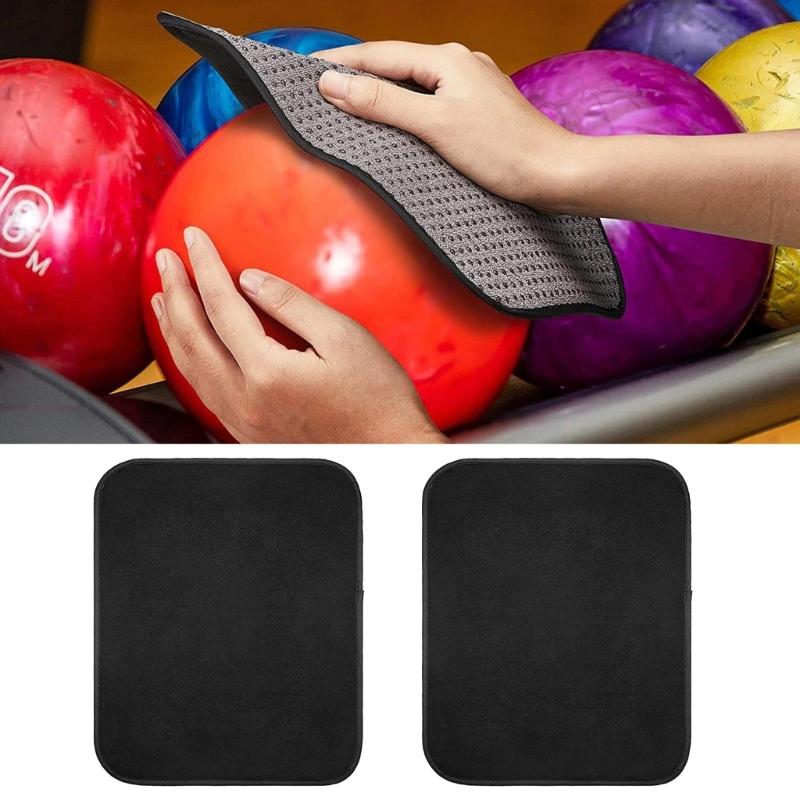 10x8 Inch Bowling Shammy Pad Bowling Microfiber Pad for Clean Bowling