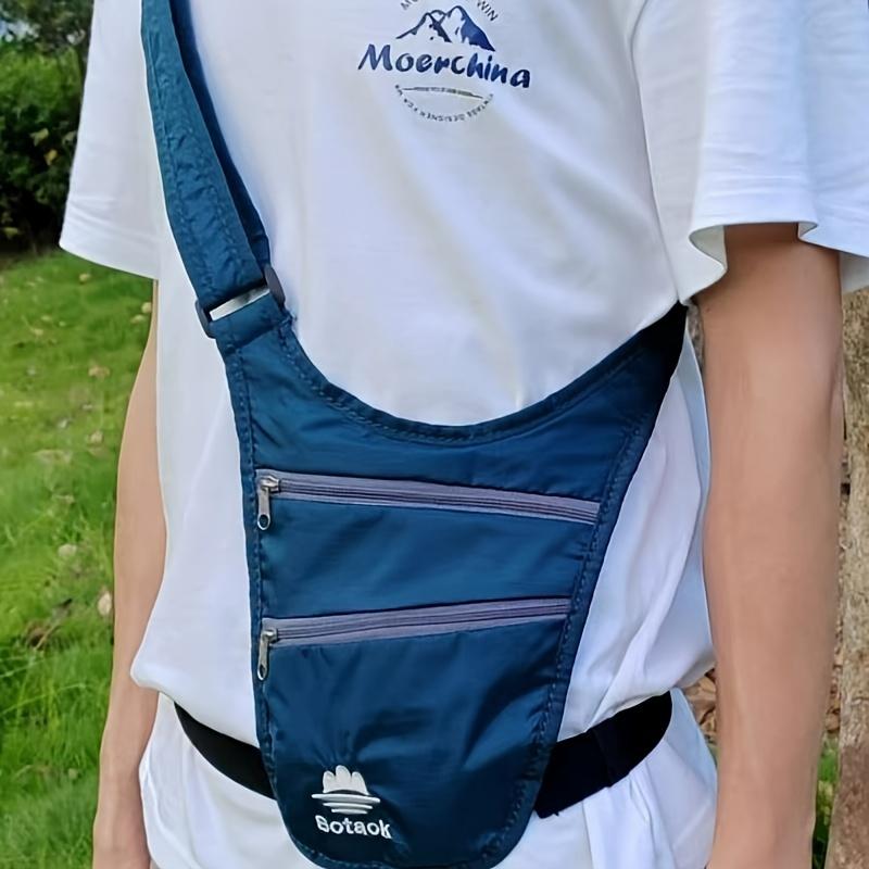 Anti-theft Sports Waist Bag Waterproof Lightweight Run Waist Pouch Portable Adjustable Strap Invisible Belt Bag Travel