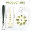 Portable Wrist Crocheting Knitting Yarn Holders Wooden Carrier with Leather Wristband Yarn Minder Gift for Weaving Craftsman