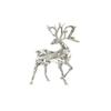 Gold Three-Dimensional Deer Lapel Pin for Men - Stylish Christmas Coat Accessory