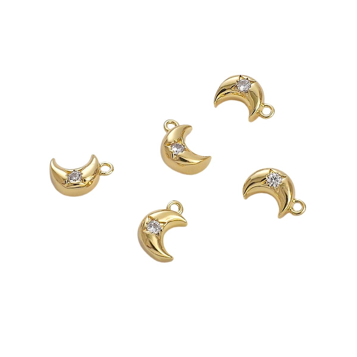 

Медная Звезда Цветок Бабочка Луна Подвеска Для DIY Изготовления Ювелирных Изделий Ремесленные Аксессуары 8x9mm