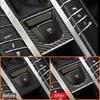 For Porsche Macan 2015-2018 Carbon Fiber Car Electrical Park Brake Button Panel Frame Interior Decoration Sticker Accessories