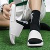 Men White Slippers Simple Flats Summer Women Black Outdoor Roman Sandals Open Toe Beach Shoes Plus Size