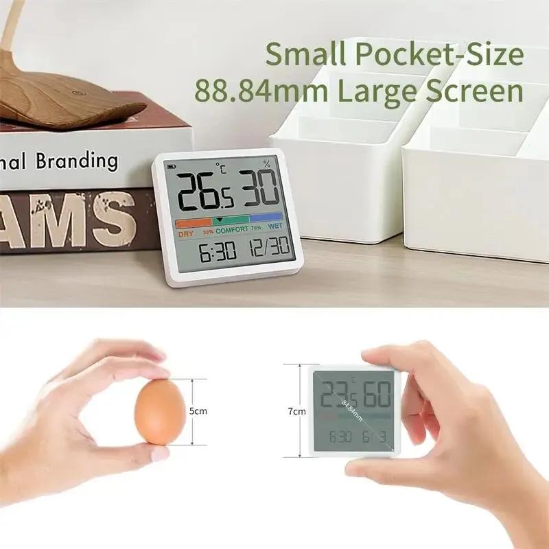 LCD Digital Thermometer Hygrometer Indoor Room Electronic Temperature Humidity Meter Sensor Gauge Weather Station For Home