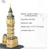 Non-Toxic 891Pcs Bricks World Architecture Model Diy London Tower Building Blocks Model Gift For Kids And Adults Christmas Gift