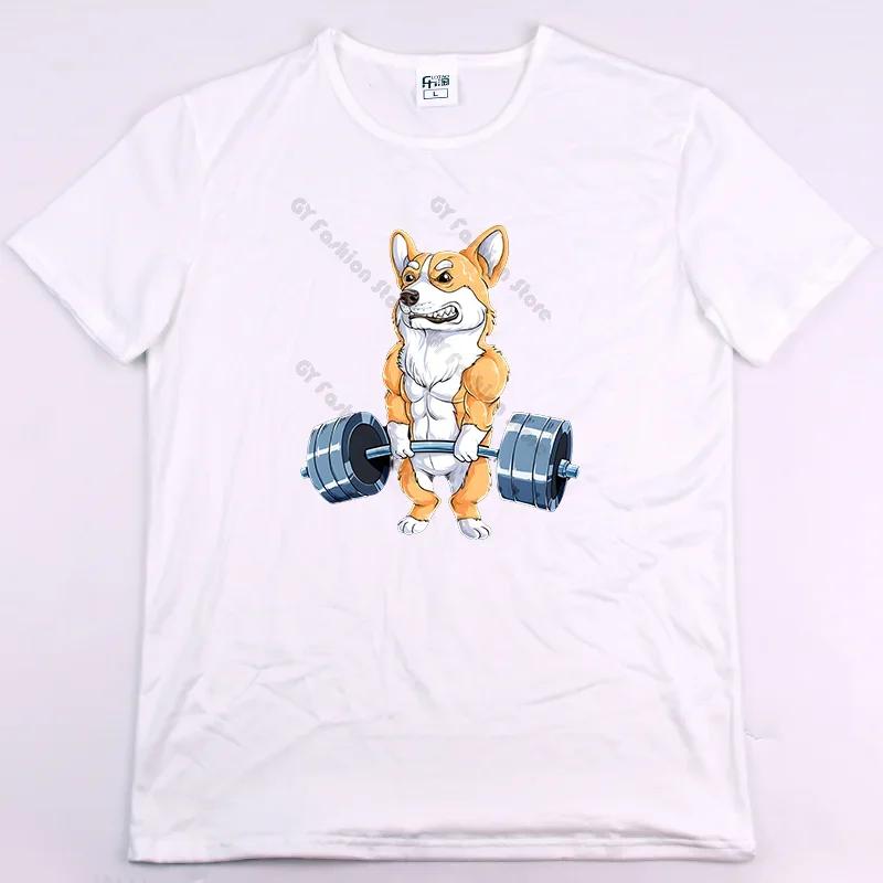 Letní móda Retro pánská anglická písmena těžké váhy 100% bavlna s kulatým výstřihem s potiskem Vysoce kvalitní neformální tričko Fitness Street