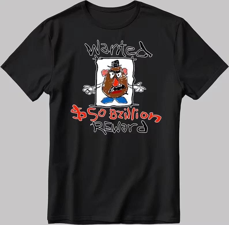Toy Story Mr Potato Black T Shirt S