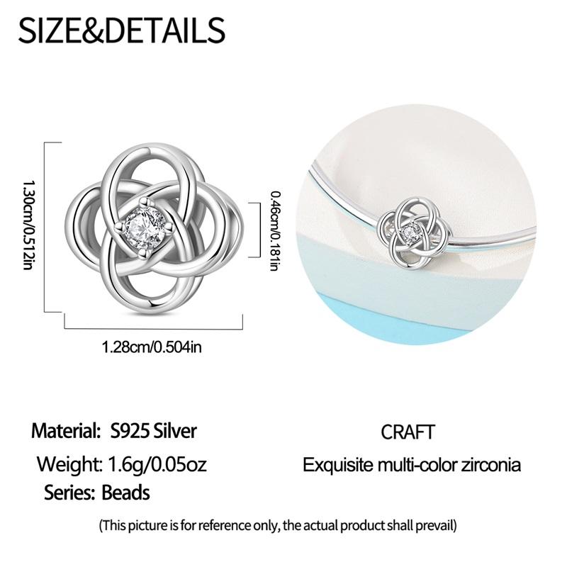 Copper Clasp Copper Cz Pave Clip Charms Lucky Clover Ladybug Safety Chain Fit Original Bangle Bracelet Jewelry Clip