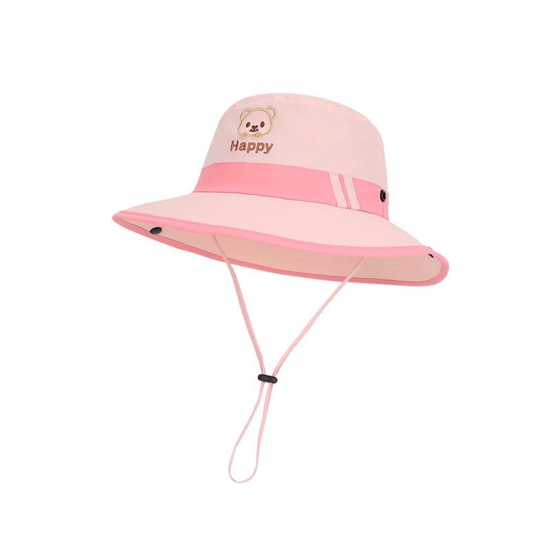 Kids Sun Hat With Large Brim And Breathable Nylon Fabric For Summer Outdoor