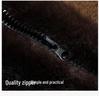 Men's European-Size Cotton-Padded Mink Velvet Winter Coat—Warm, Thick, Imitation Fur Jacket
