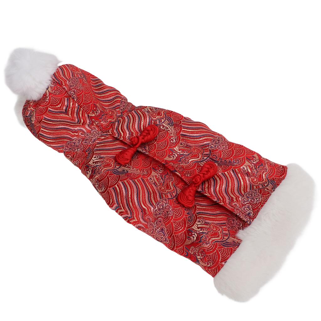 Hunde Tang Anzug Kleidung Herbst und Winter Exquisite Chinesischer Stil Kleidung für Haustierhunde