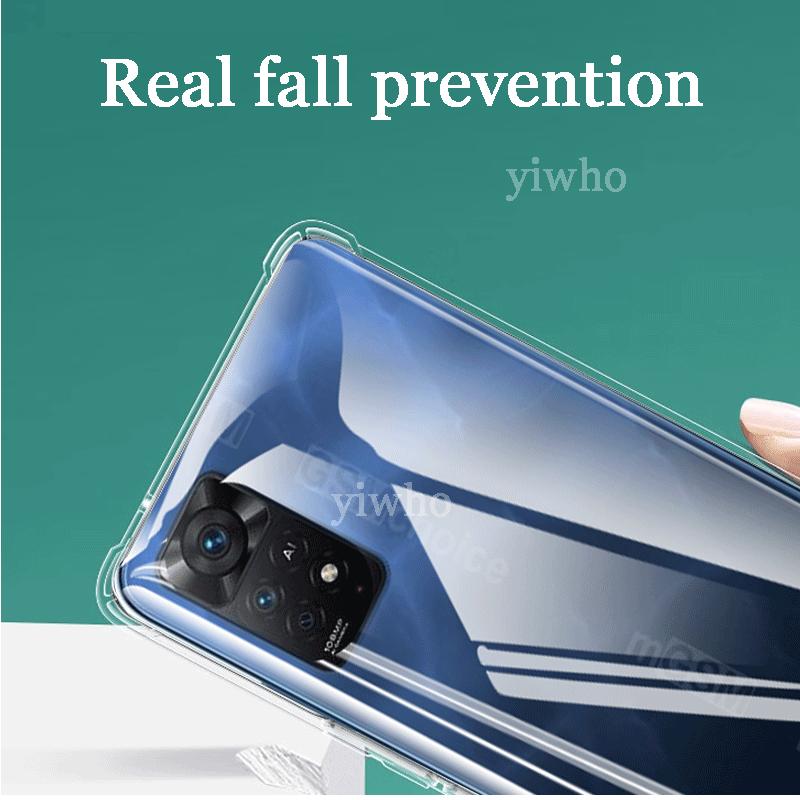 Luxury Clear Soft Silicone Case for Xiaomi Redmi Note 11e Pro Shockproof Transparent Note11e 11 E Pro Phone Cases Back Covers