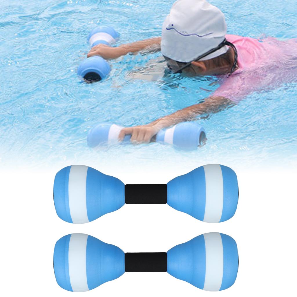 1 Pair Aquatic Dumbbells EVA Floating Water Dumbbells Aerobic Exercise Fitness Equipment for Kids