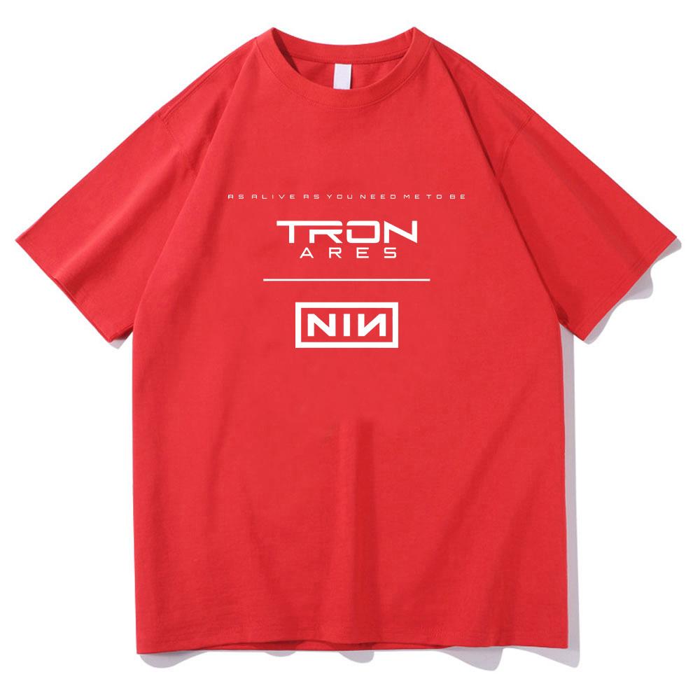 

Nine Inch Nails Как жив, как тебе нужно, чтобы я был Графические футболки Рок-группа Мужская Летняя Повседневная Спортивная Удобная Свободная Футболка Унисекс XXL