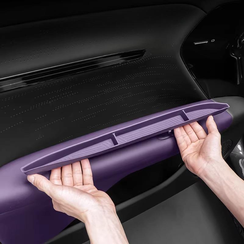 For Avatr 07 Door Gap Storage Box Car Storage Handle Silicone Non-slip Pad Car Interior Modification Accessories Supplies Tools