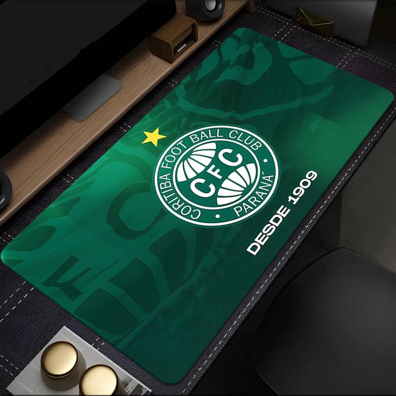 Coritiba Football Club Emblem mouse pad, rubber base, esports desk mat, mouse pad for gamers and office use, gaming desk , easy to clean mat