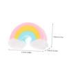 SEWACC Rainbow Mini Size inch x Soft Gentle on Perfect for and Home Colorful and Fun Stationery Gift Erasers, 50-Pack, (1 0.7 inch), Material, Paper,