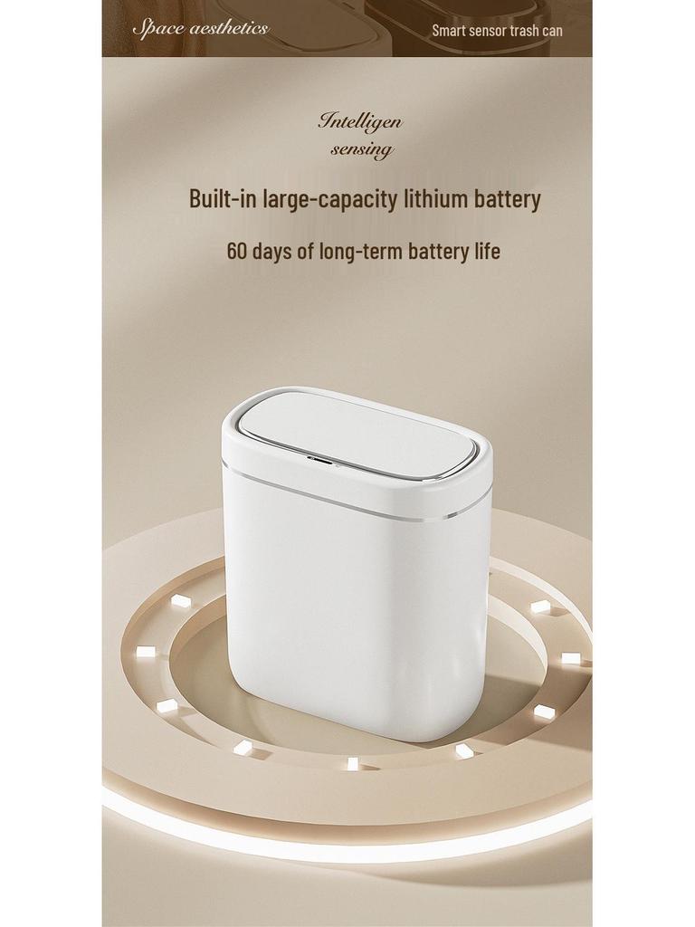 2025 Smart Sensor Trash Can for Home – Automatic Induction Bin for Bathroom & Living Room