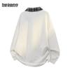 MARK FAIRWHALE Men's Casual Color Block Long Sleeve T-Shirt