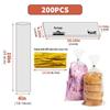 Clear Drawstring Packaging Bag for Cookies, Bread, Candy, and Baked Goods