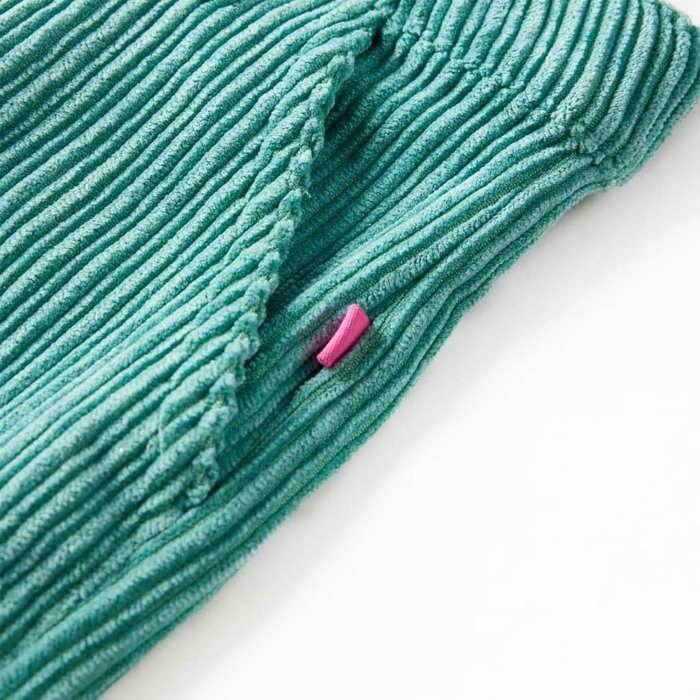 Pantalons pour enfants velours côtelé vert menthe 92/104/116/128/140