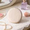Wooden Grain Handheld Makeup Mirror, Portable Travel Double-sided Vanity Mirror, High Clarity Pocket Cosmetic Mirror for Women Girls