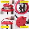 Stainless Steel Double-Layer Insulated Beverage Bucket with Faucet for Milk, Tea, Coffee, or Soy Milk