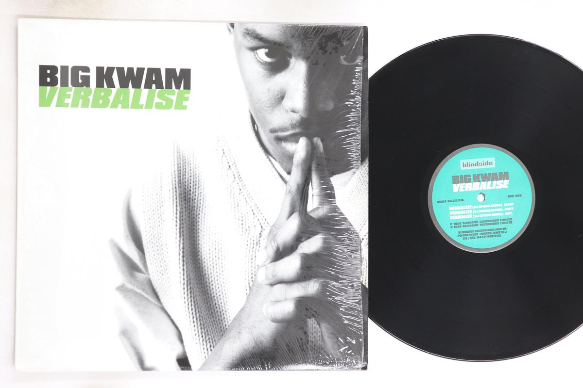 

12inch Record BIG KWAM - Verbalise BSR008 Blindside Recor 1998 US Rap & Hip-Hop/R&B Used