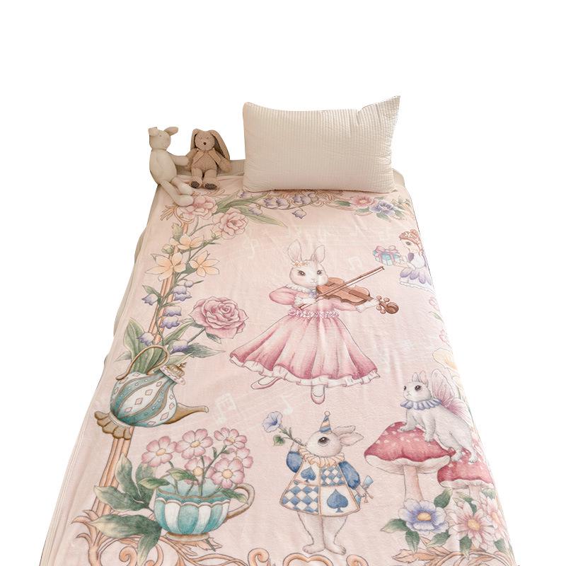 Class A Cloud-Feel Velvet Fairy Tale Hand-Painted Autumn/Winter Thick Milk Velvet Nap & Sofa Blanket