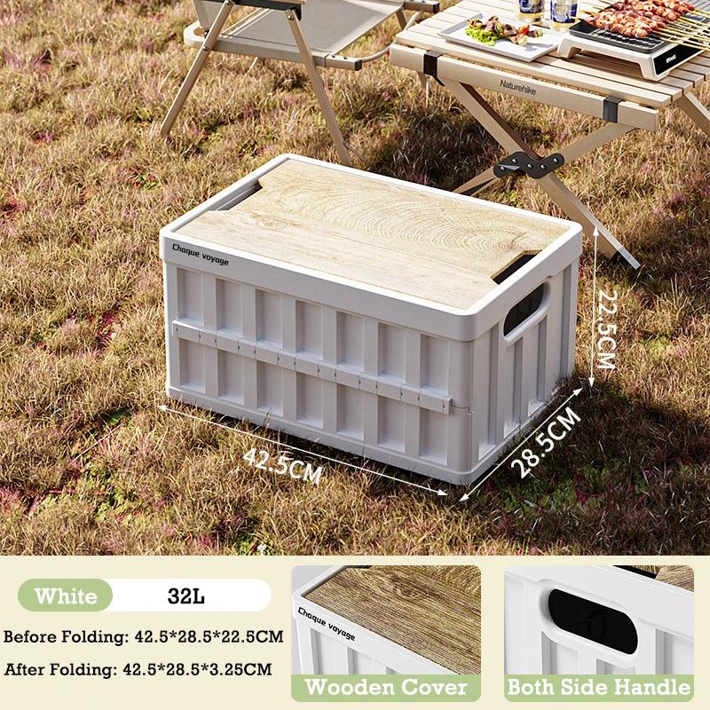 42*28*22CM Multi-functional Storage Box Large Capacity Foldable Storage Box for Outdoor Camping Sundries Organizer Car Trunk Box