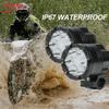 Additional Headlights for Motorcycle Auxiliary Spotlights Universal Moto Driving Fog Lights High Low Flash Beam for ATV Scooter